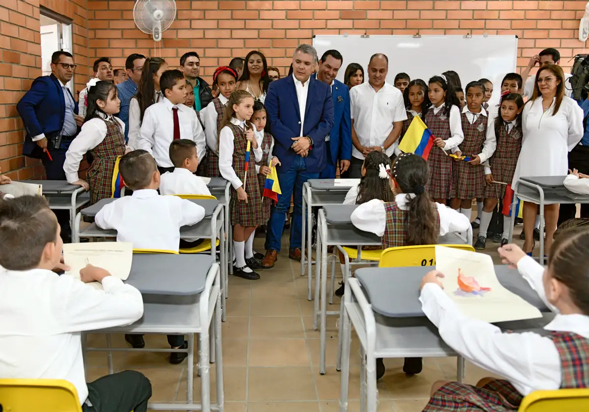 Inauguracuón Institución Educativa Gabriel García Márquez. Girón, Santander, 16 de octubre de 2019.