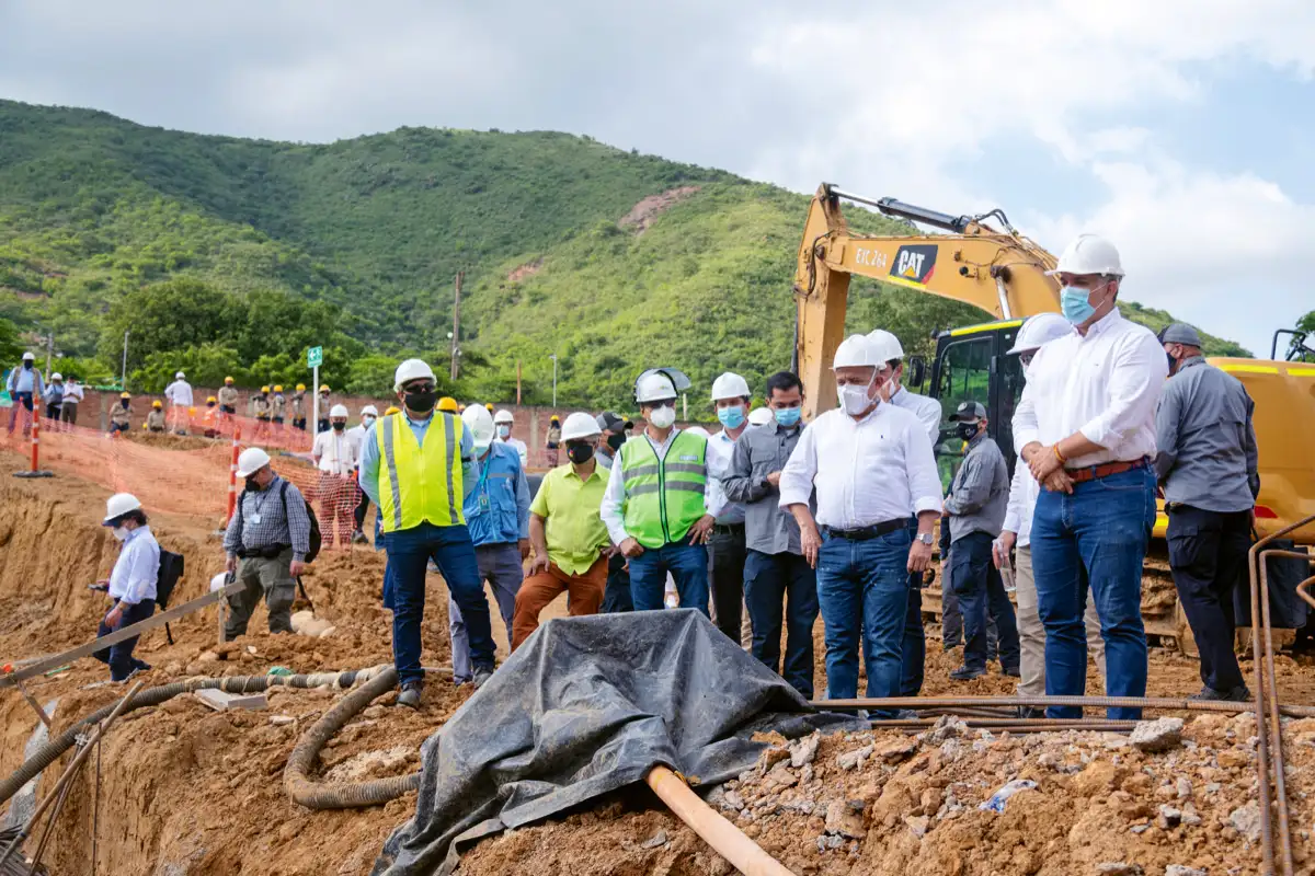Visita de obra Acueducto Metropolitano General Santander. Cúcuta, Norte de Santander, 4 de diciembre de 2020.