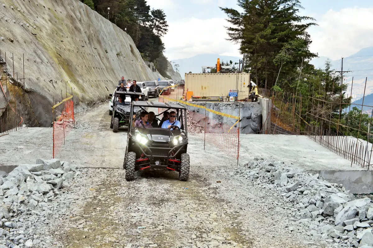 Visita de obra al Túnel del Oriente, Conexión Valle de Aburrá. Valle de San Nicolás, Antioquia, 21 de diciembre de 2018.