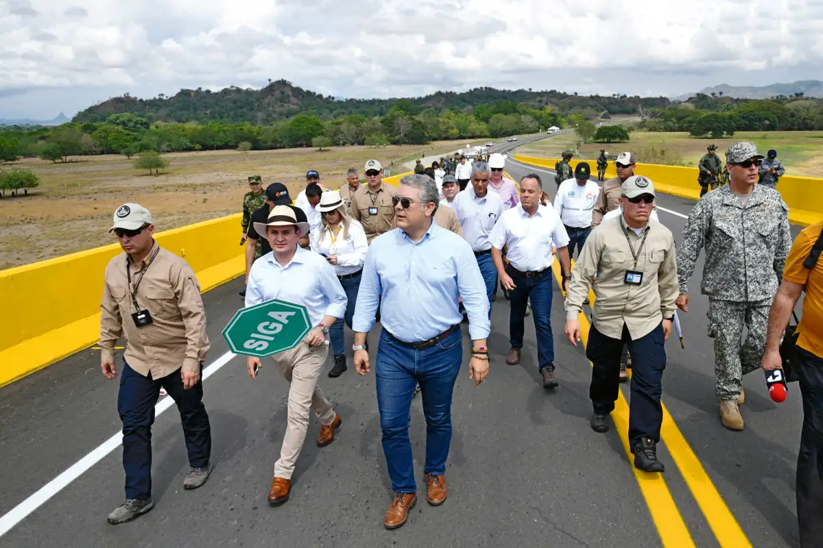 Entrega de 14 Kms de la variante La Dorada-Puerto Salgar y el Nuevo Puente Puerto Salgar. Bodega del Tren, La Dorada, 17 de septiembre de 2019.