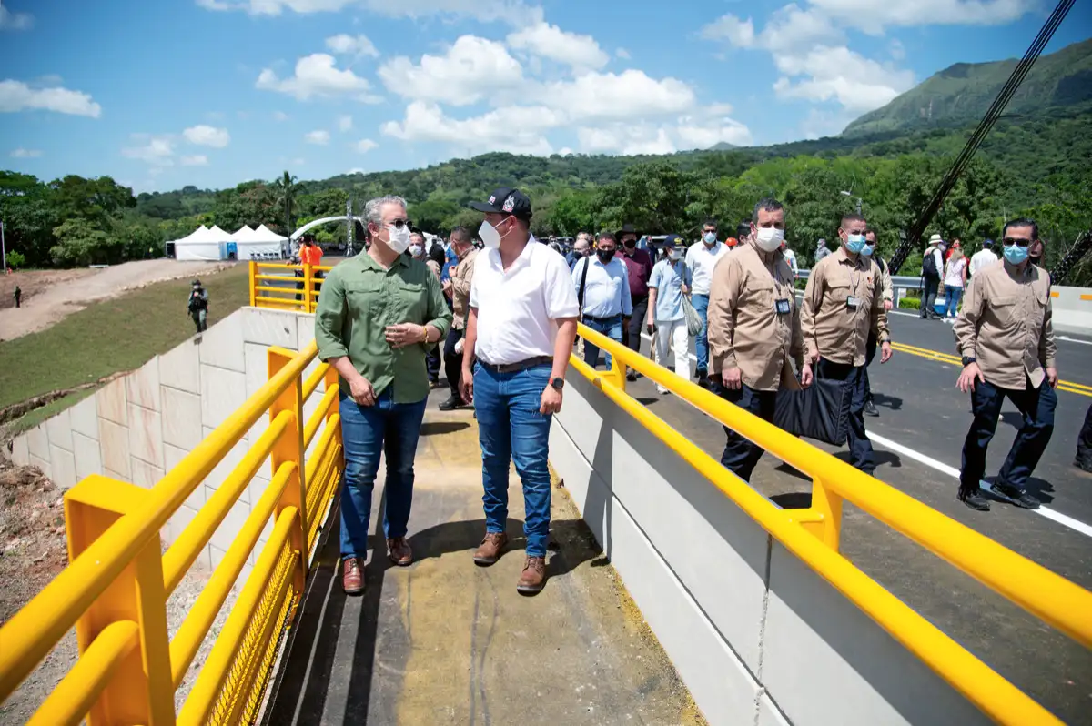 Inauguración del puente Charté. Yopal, Casanare, 18 de septiembre de 2020.
