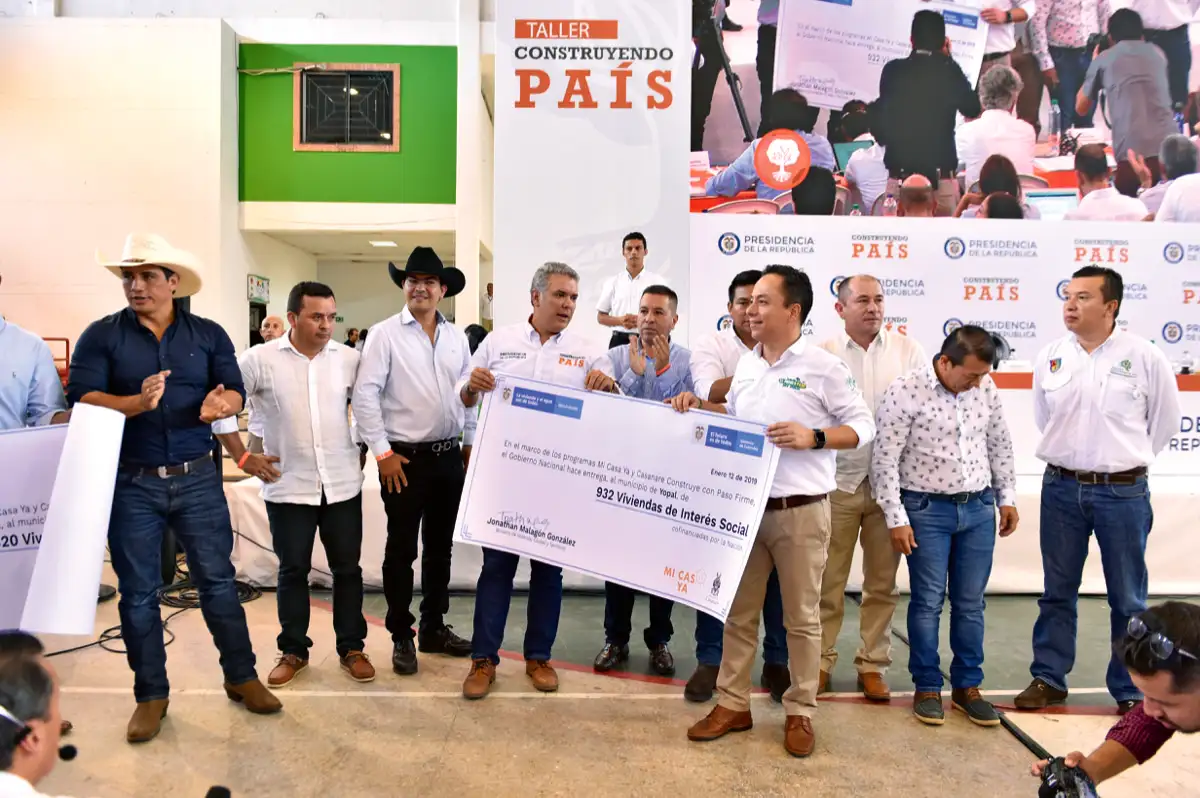 Taller Construyendo País. Coliseo 20 de Julio, Yopal, Casanare, 12 de enero de 2019.