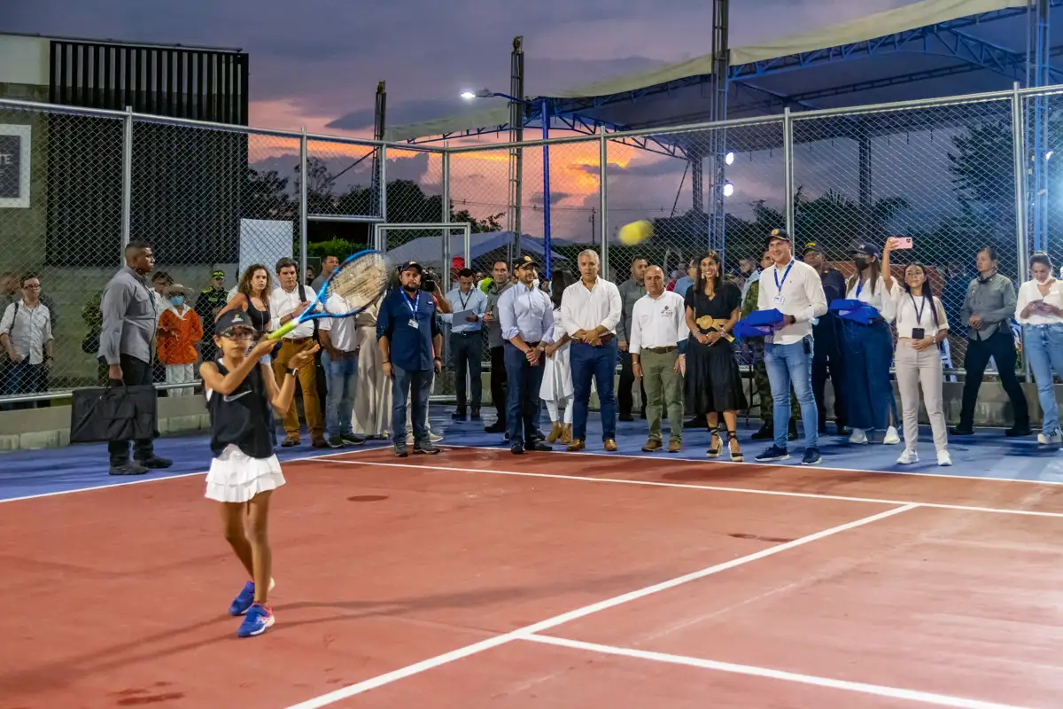 Entrega de Sacúdete al Parque Tipo 2. Tuluá, Valle, 23 de marzo de 2022.