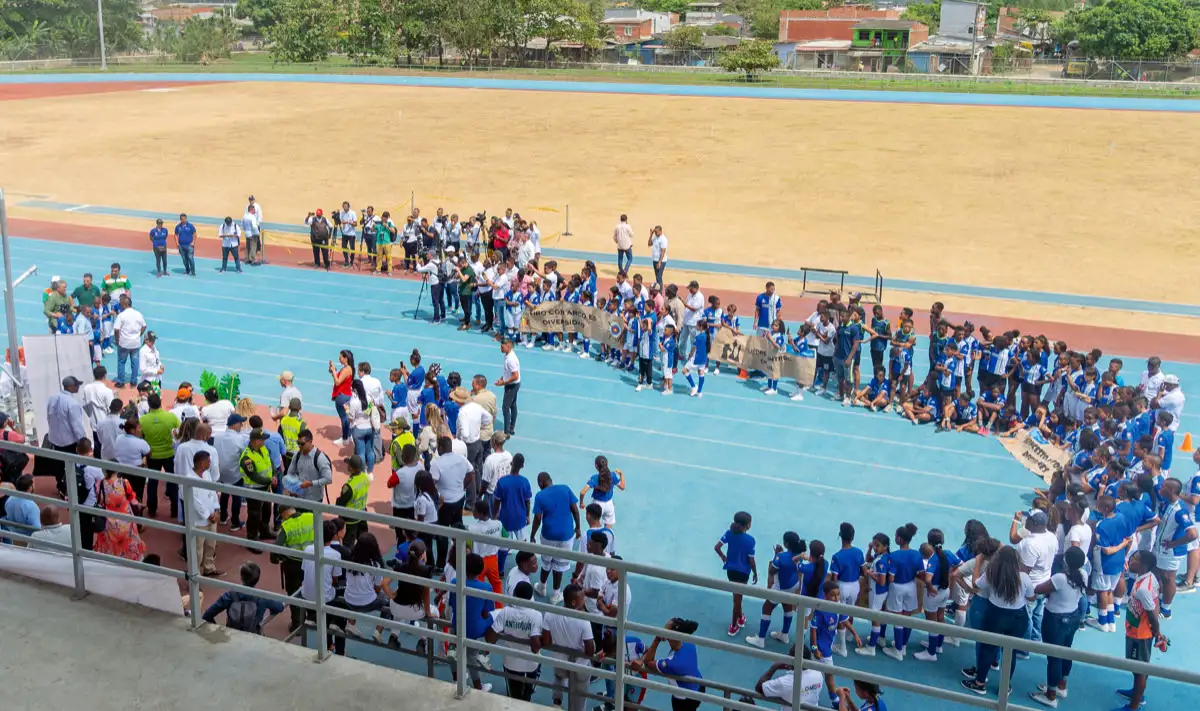 Inauguración Polideportivo Katerine Ibargüen. Apartadó, Antioquia, 29 de febrero de 2020.