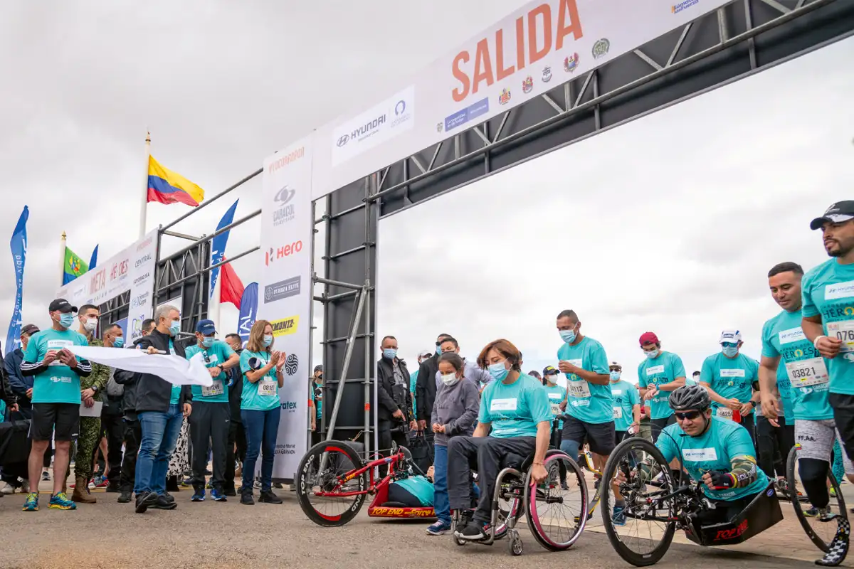 XIII Carrera por los Héroes Corporación Matamoros. Escuela Militar General J. M. Córdova, Bogotá, 29 de agosto de 2021.