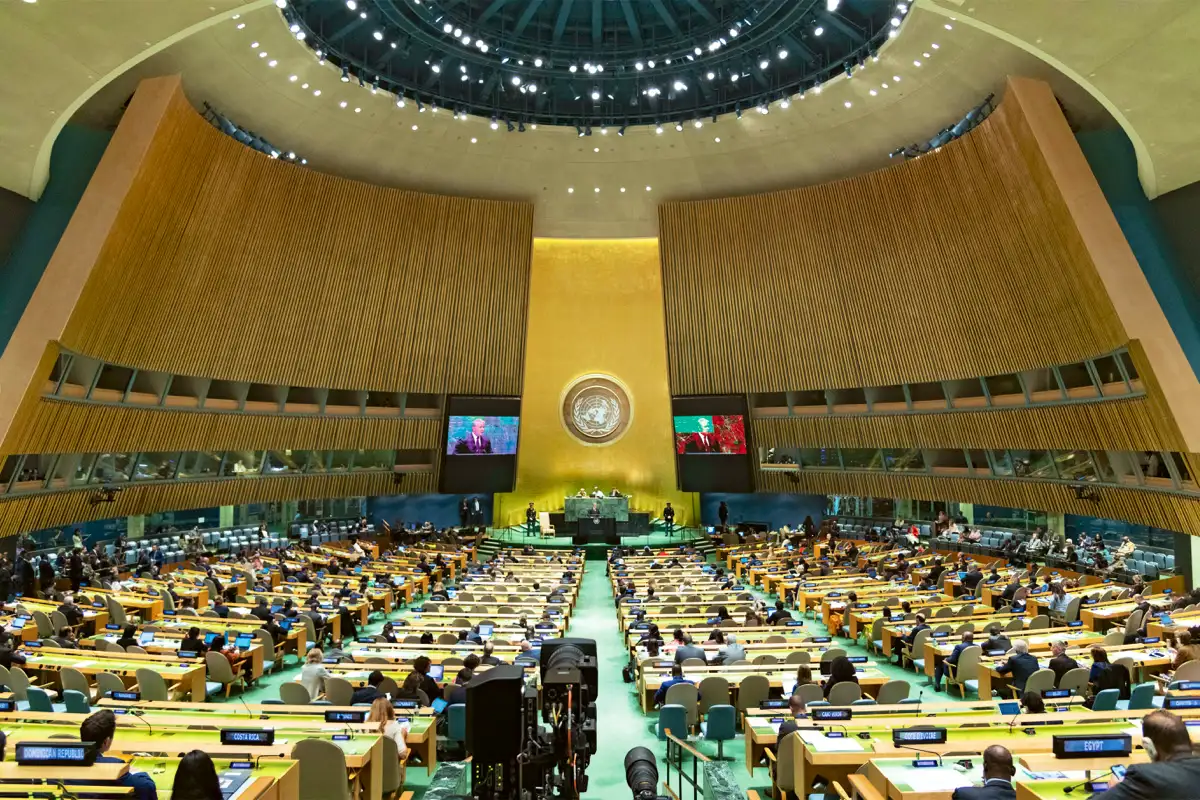 Intervención del presidente de Colombia Iván Duque Márquez en la Asamblea General de las Naciones Unidas ONU. Nueva York, 25 de septiembre de 2019.