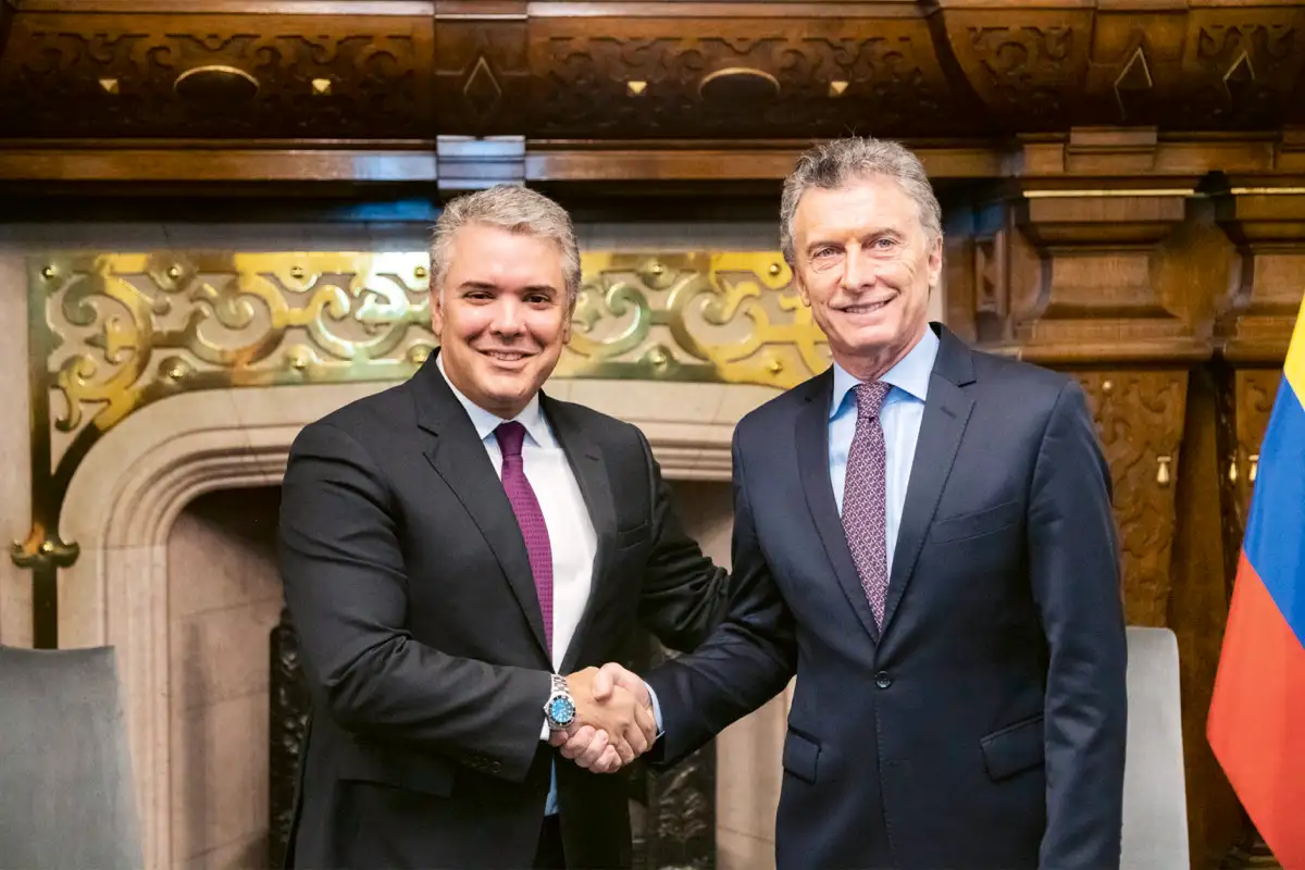 Con Mauricio Macri, presidente argentino. Casa Rosada, Buenos Aires, Argentina, 10 de junio de 2019.