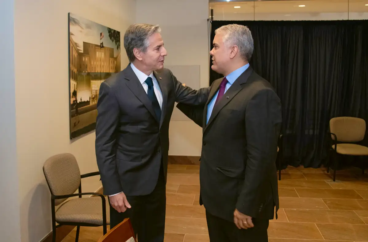 Reunión con Anthony Blinken, secretario de Estado. Washington D.C., EE. UU., 30 de agosto de 2018.