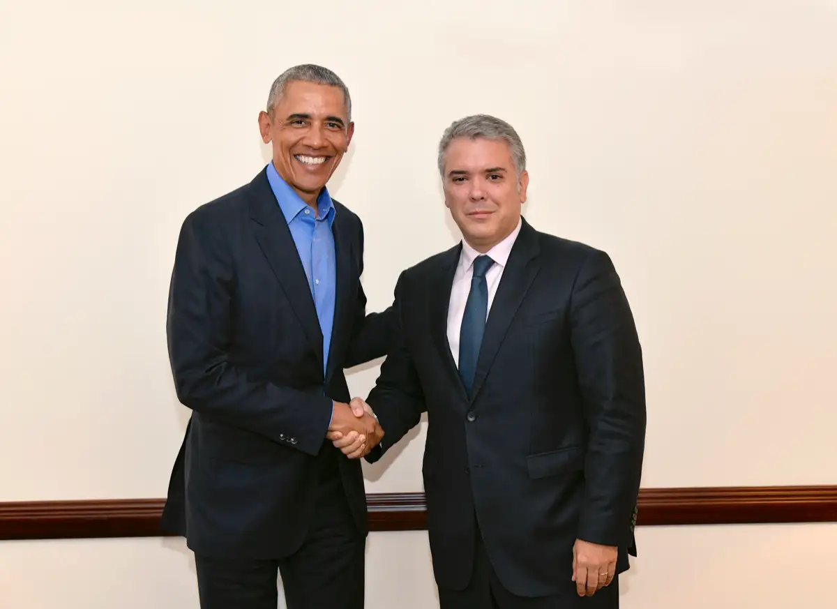Encuentro con el expresidente Barack Obama. 28 de mayo de 2019.