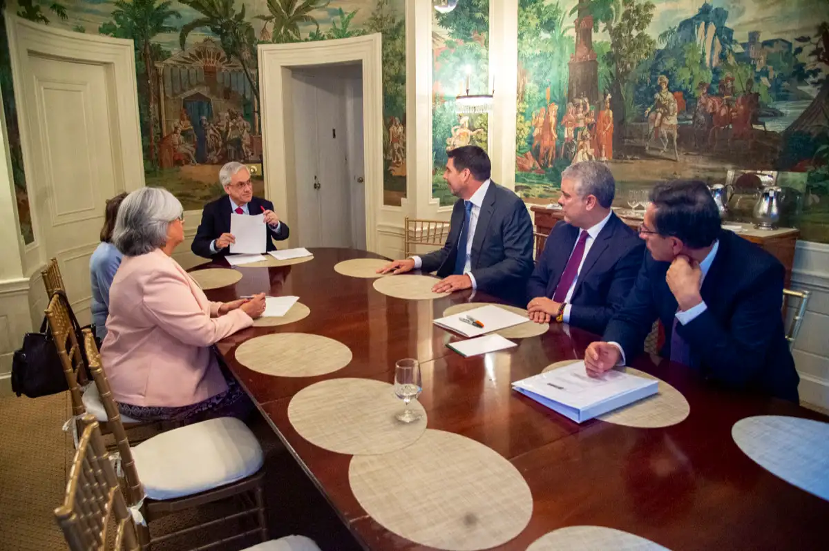 Reunión con presidentes de la Alianza del Pacífico en Nueva York, EE. UU., 25 de septiembre de 2019.