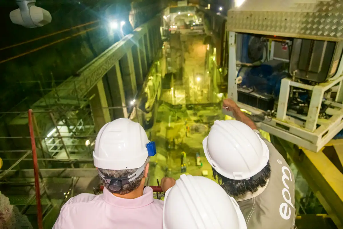 El presidente visita el Proyecto Hidroeléctrico de Ituango, Antioquia, 14 de julio de 2021.
