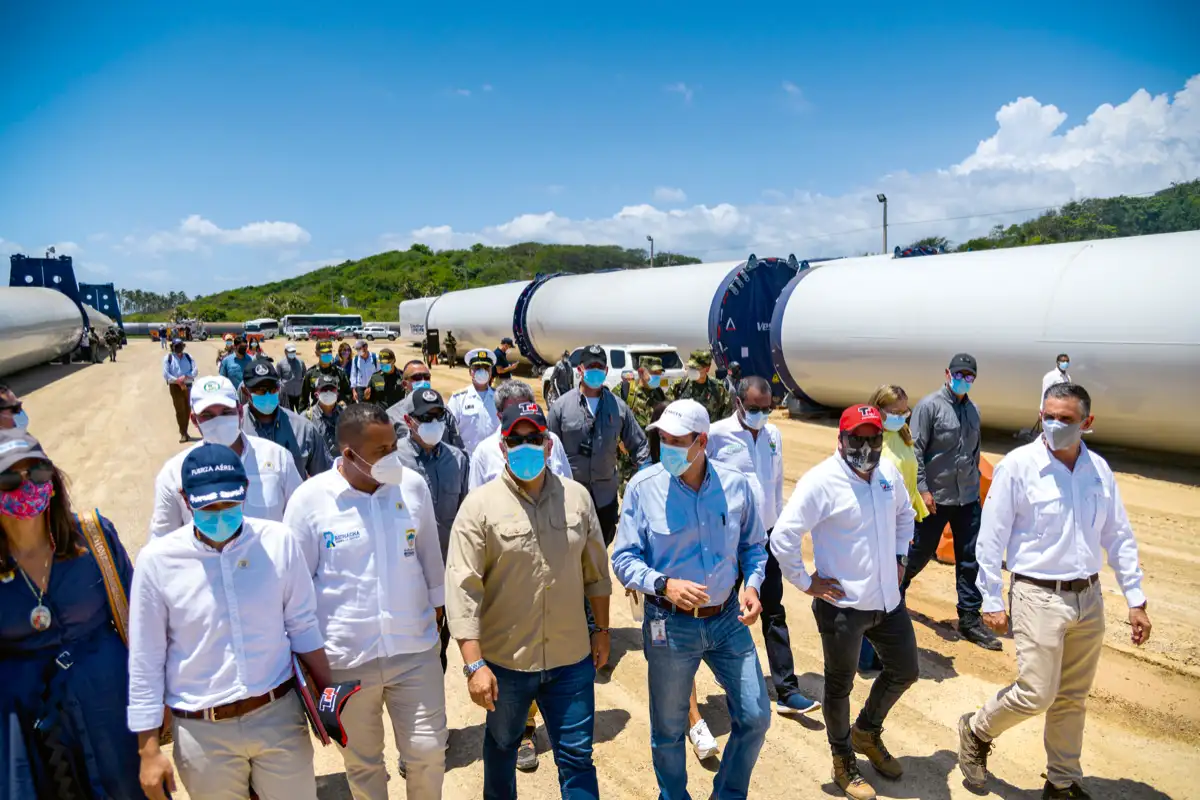 Visita a Puerto Brisa y firma del contrato minero. Dibulla, La Guajira, 1 de julio de 2021.